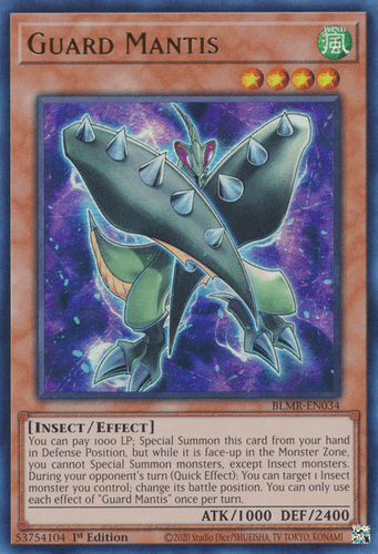 Guard Mantis - BLMR-EN034 Ultra Rare 1st Edition