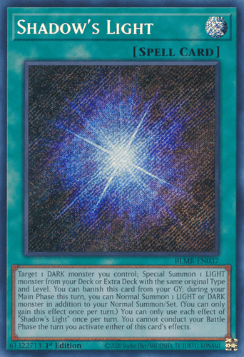 Shadow's Light - BLMR-EN037 Secret Rare 1st Edition