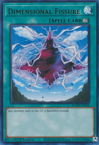Dimensional Fissure - BLMR-EN088 Ultra Rare 1st Edition
