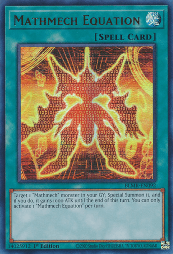 Mathmech Equation - BLMR-EN092 Ultra Rare 1st Edition