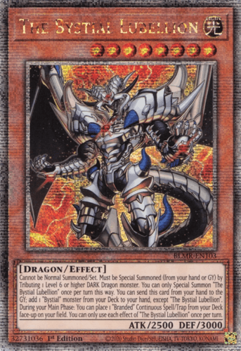 The Bystial Lubellion - BLMR-EN103 Quarter Century Secret Rare 1st Edition