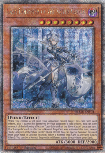 Lady Labrynth of the Silver Castle - BLMR-EN104 Quarter Century Secret Rare 1st Edition