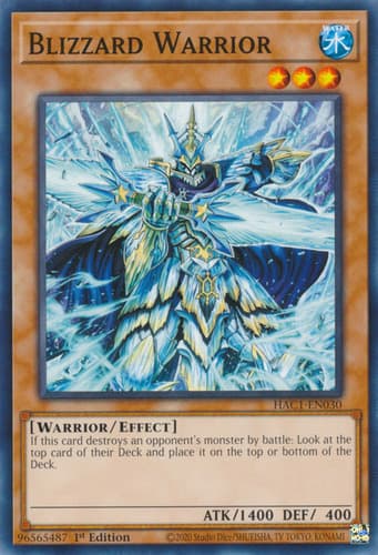 Blizzard Warrior - DT01-EN011 Duel Terminal Normal Parallel Rare Limited Edition