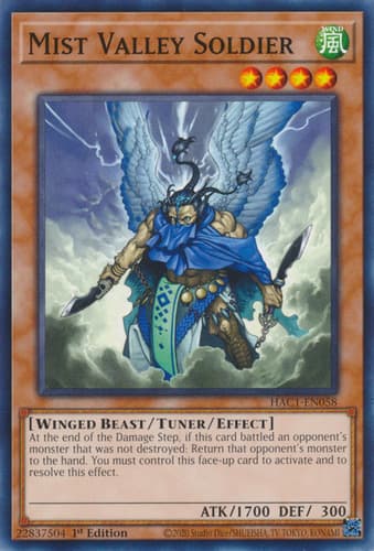 Mist Valley Soldier - DT01-EN015 Duel Terminal Normal Parallel Rare Limited Edition