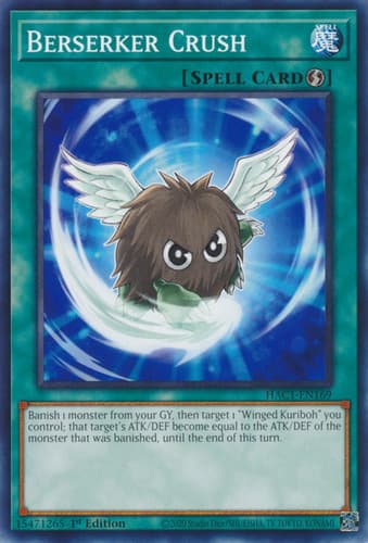 Berserker Crush - DT01-EN044 Duel Terminal Normal Parallel Rare Limited Edition