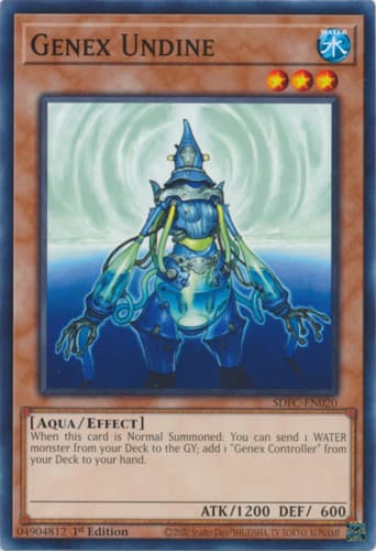 Genex Undine - DT01-EN060 Duel Terminal Super Parallel Rare Limited Edition