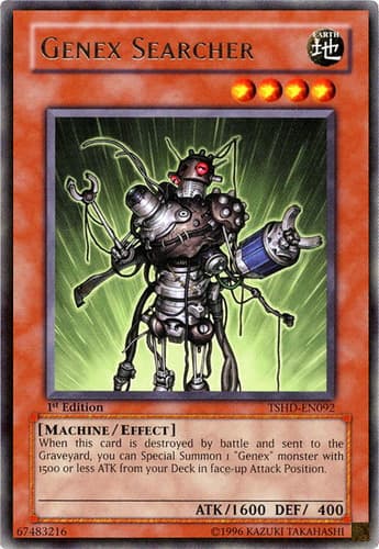 Genex Searcher - DT01-EN062 Duel Terminal Normal Parallel Rare Limited Edition