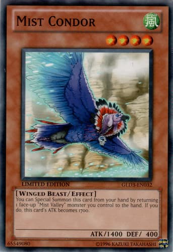 Mist Condor - DT01-EN068 Duel Terminal Rare Parallel Rare Limited Edition