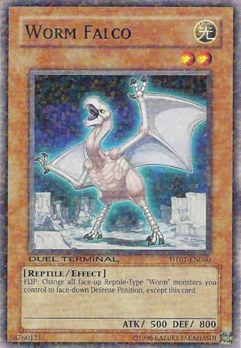 Worm Falco - DT01-EN080 Duel Terminal Normal Parallel Rare Limited Edition