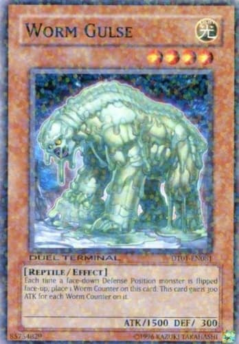Worm Gulse - DT01-EN081 Duel Terminal Normal Parallel Rare Limited Edition