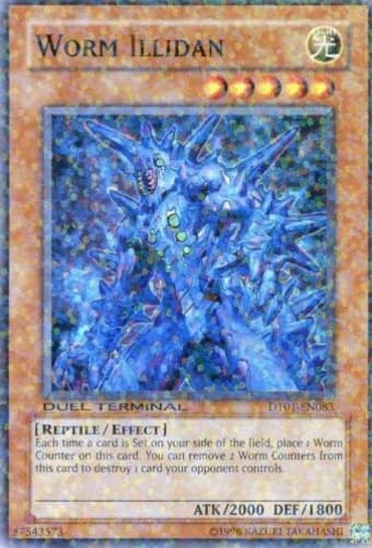 Worm Illidan - DT01-EN083 Duel Terminal Rare Parallel Rare Limited Edition