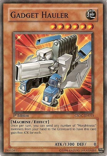 Gadget Hauler - DT02-EN004 Duel Terminal Normal Parallel Rare Limited Edition