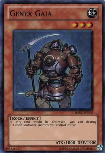 Genex Gaia - DT02-EN012 Duel Terminal Normal Parallel Rare Limited Edition