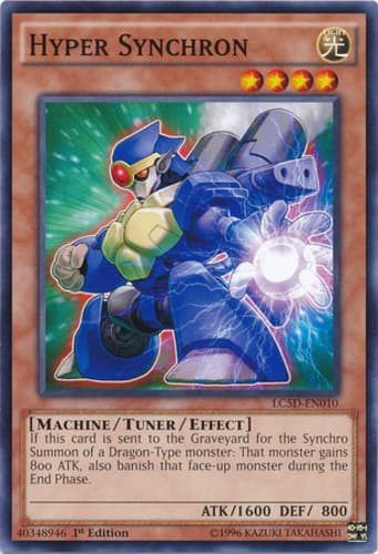 Hyper Synchron - DT02-EN053 Duel Terminal Normal Parallel Rare Limited Edition