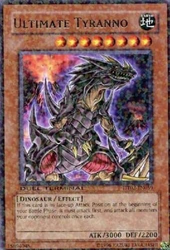 Ultimate Tyranno - DT02-EN059 Duel Terminal Rare Parallel Rare Limited Edition