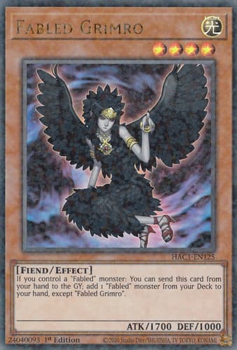 Fabled Grimro - DT02-EN062 Duel Terminal Super Parallel Rare Limited Edition