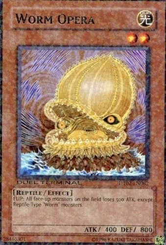 Worm Opera - DT02-EN082 Duel Terminal Rare Parallel Rare Limited Edition