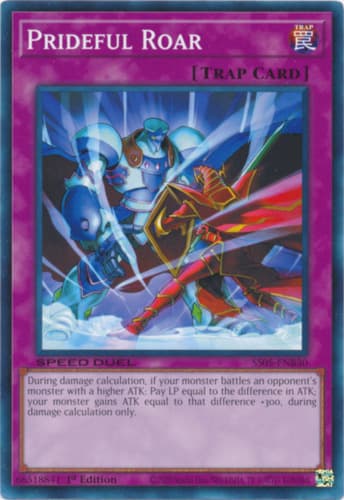 Prideful Roar - DT02-EN097 Duel Terminal Normal Parallel Rare Limited Edition