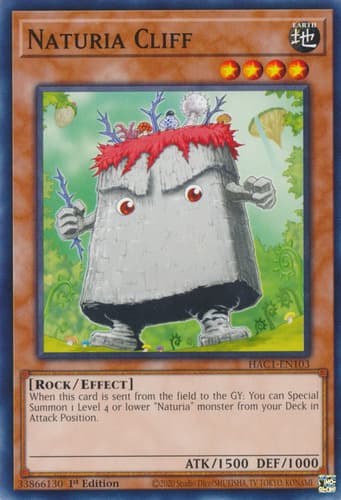 Naturia Cliff - DT03-EN019 Duel Terminal Super Parallel Rare Limited Edition