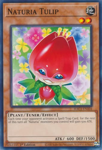Naturia Tulip - DT03-EN020 Duel Terminal Normal Parallel Rare Limited Edition