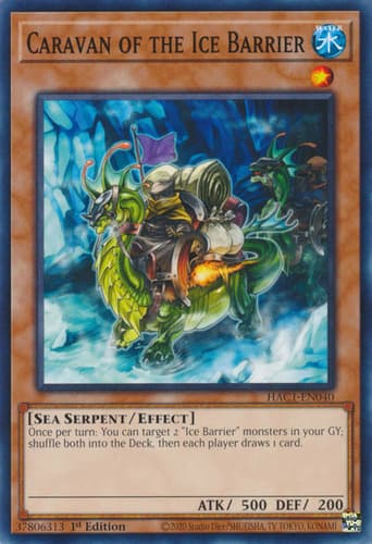 Caravan of the Ice Barrier - DT03-EN028 Duel Terminal Normal Parallel Rare Limited Edition