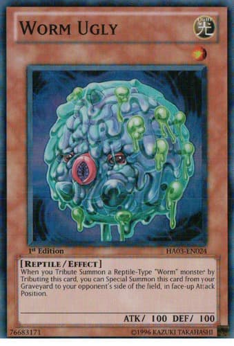 Worm Ugly - DT03-EN031 Duel Terminal Normal Parallel Rare Limited Edition