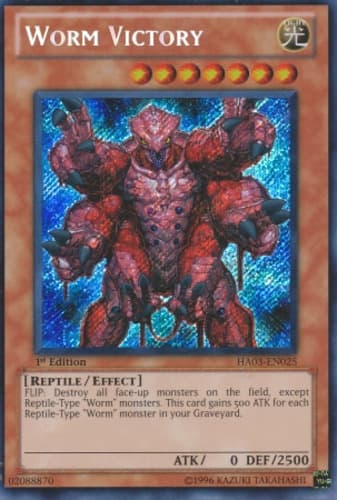 Worm Victory - DT03-EN032 Duel Terminal Super Parallel Rare Limited Edition