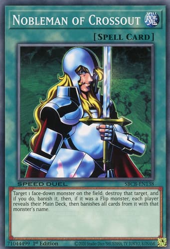 Nobleman of Crossout - DT03-EN042 Duel Terminal Normal Parallel Rare Limited Edition