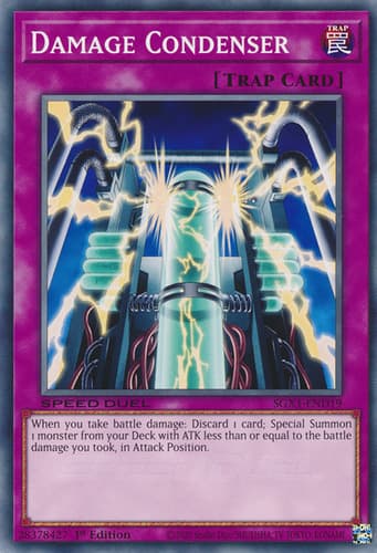Damage Condenser - DT03-EN048 Duel Terminal Normal Parallel Rare Limited Edition