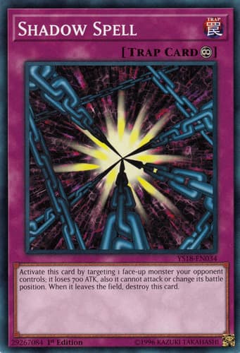 Shadow Spell - DT03-EN049 Duel Terminal Normal Parallel Rare Limited Edition
