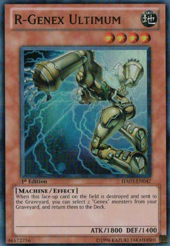R-Genex Ultimum - DT03-EN075 Duel Terminal Rare Parallel Rare Limited Edition