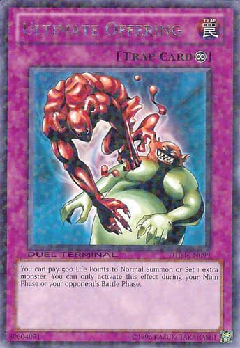 Ultimate Offering - DT03-EN099 Duel Terminal Rare Parallel Rare Limited Edition