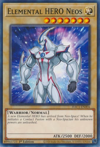 Elemental HERO Neos - DTP1-EN005 Duel Terminal Rare Parallel Rare Limited Edition