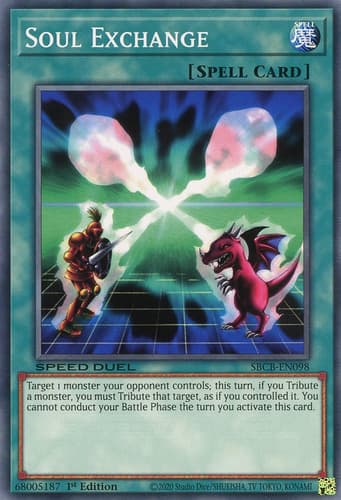 Soul Exchange - DTP1-EN010 Duel Terminal Normal Parallel Rare Limited Edition