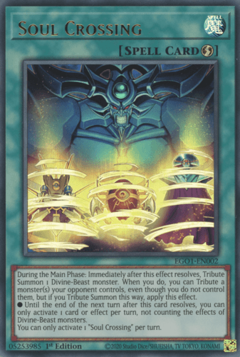 Soul Crossing - EGO1-EN002 Ultra Rare Unlimited