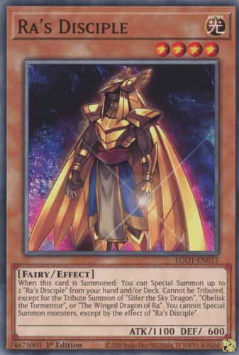 Ra's Disciple - EGO1-EN015 Common Unlimited