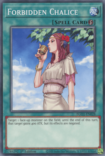 Forbidden Chalice - EGO1-EN028 Common Unlimited