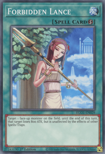 Forbidden Lance - EGO1-EN029 Common Unlimited