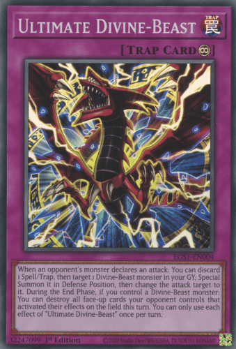 Ultimate Divine-Beast - EGS1-EN004 Super Rare Unlimited