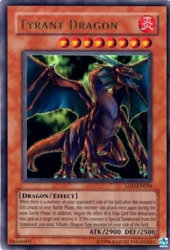 Tyrant Dragon - LOD-EN034 Ultra Rare Unlimited