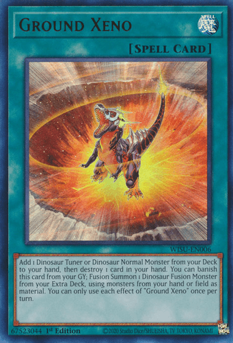 Ground Xeno - WISU-EN006 Ultra Rare 1st Edition