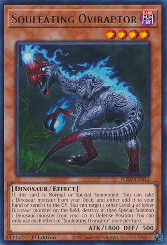 Souleating Oviraptor - WISU-EN012 Collector's Rare 1st Edition