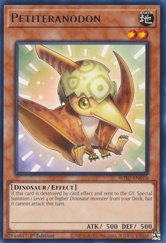 Petiteranodon - WISU-EN014 Rare 1st Edition