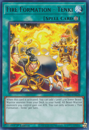 Fire Formation - Tenki - WISU-EN028 Collector's Rare 1st Edition