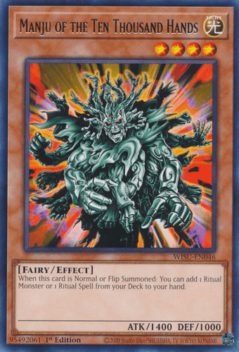 Manju of the Ten Thousand Hands - WISU-EN046 Rare 1st Edition