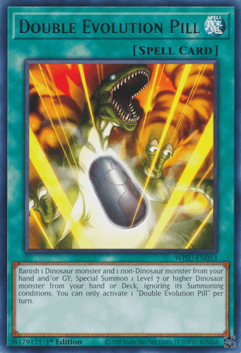 Double Evolution Pill - WISU-EN053 Rare 1st Edition