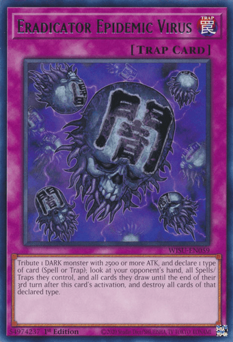 Eradicator Epidemic Virus - WISU-EN059 Rare 1st Edition