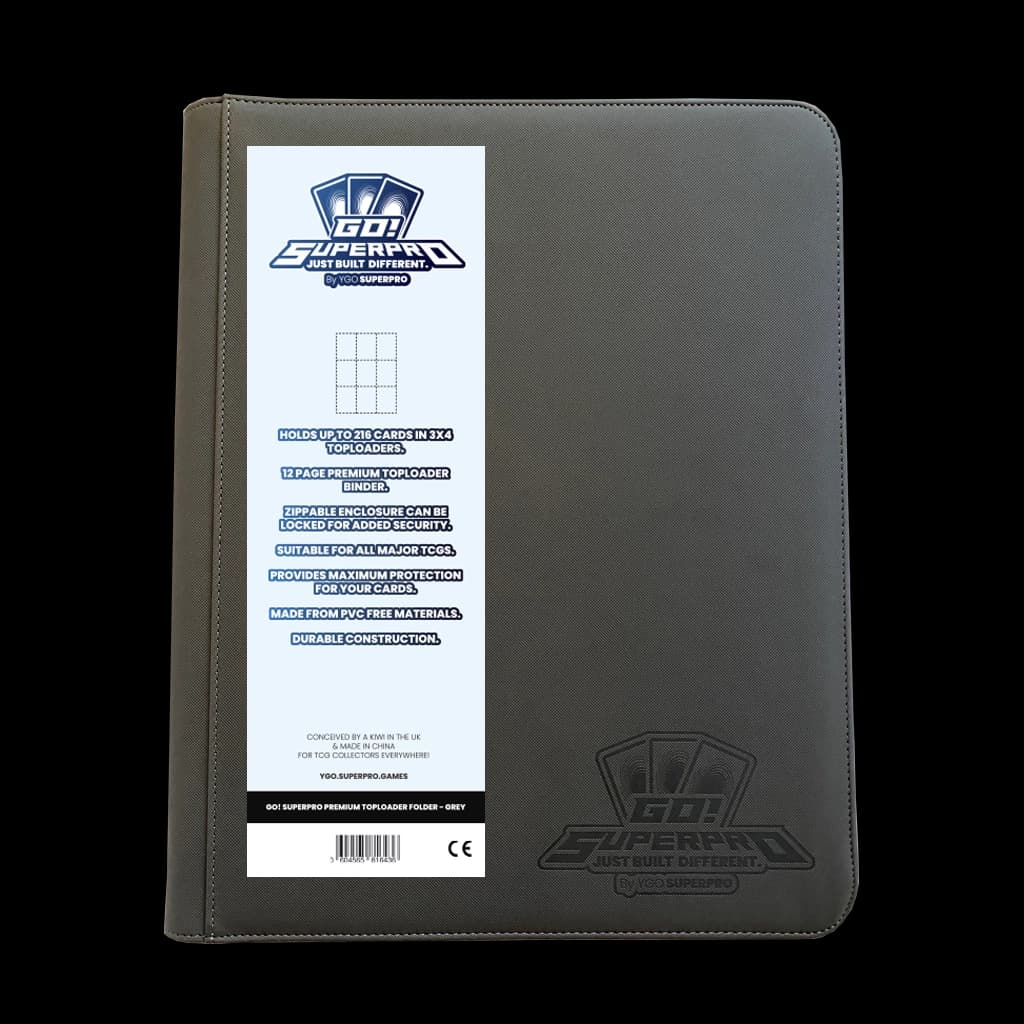 Go! SuperPro Premium Toploader Folder - Grey