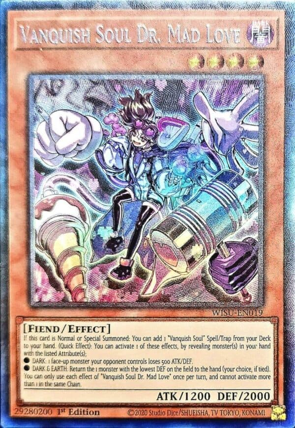Vanquish Soul Dr. Mad Love - WISU-EN019 Collector's Rare 1st Edition