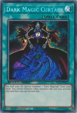 Dark Magic Curtain - SBC1-ENG13 Secret Rare 1st Edition